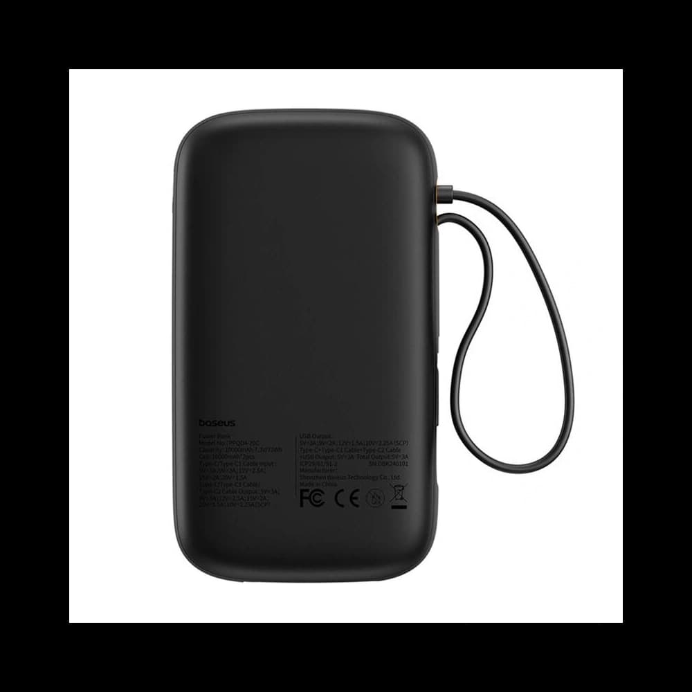 Baseus QPow 2 20000mAh 30W 2xUSB-C powerbank (negru) - 6