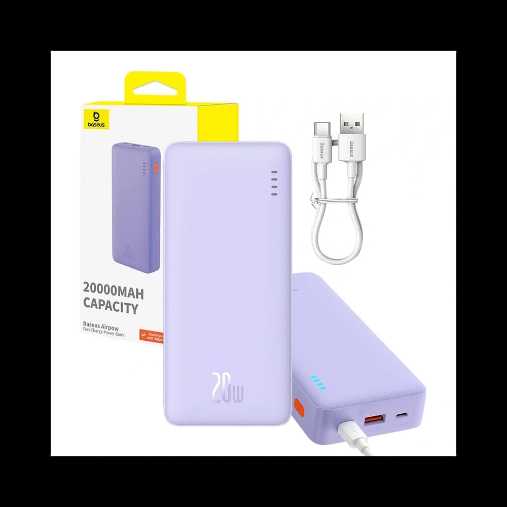 Baseus Powerbank Airpow 20000mAh 20W (mov) - 7