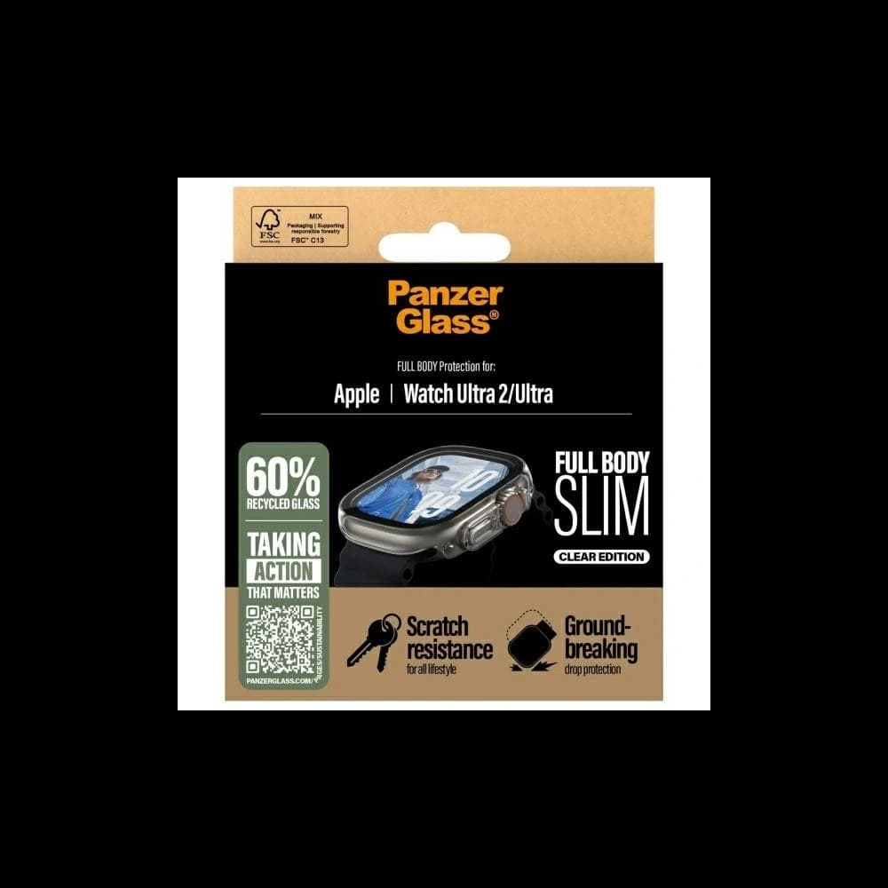 Ochranné sklo PanzerGlass Full Body Slim Apple Watch Ultra 2 / Ultra 49mm průhledný/transparentní - 4