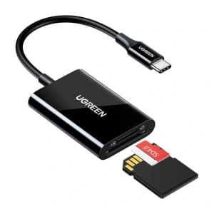 UGREEN CM265 USB-C / SD, MicroSD Kartenleser (schwarz)
