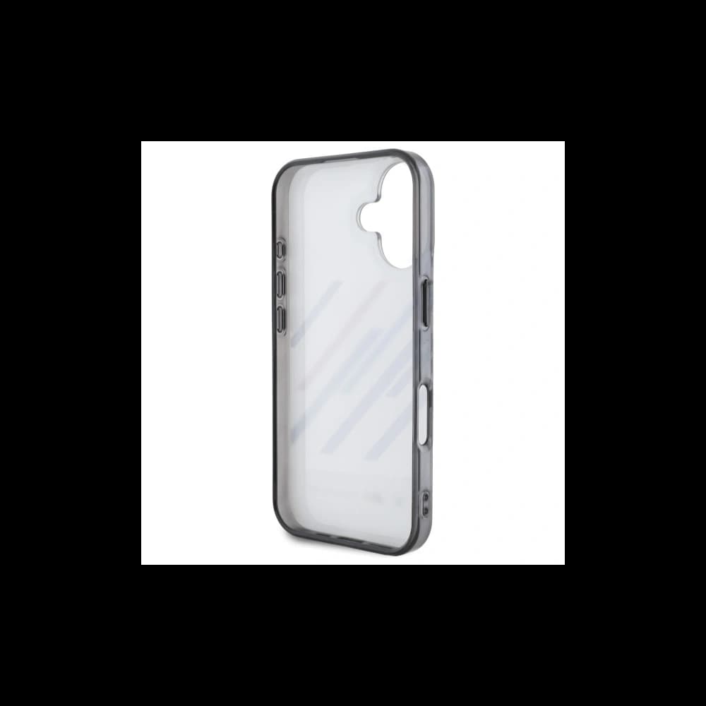 BMW BMHCP16M23HTRAG Apple iPhone 16 Plus hardcase Motorsport IML Random Stripes grey - 7