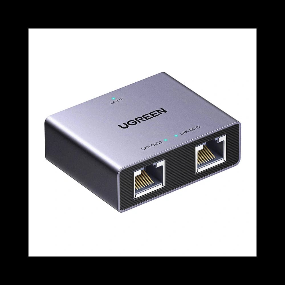 UGREEN NW301 ethernet elosztó adapter (1x2) - 1
