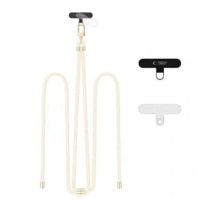 Tech-Protect C7S Curea de umăr din sfoară Bej/auriu