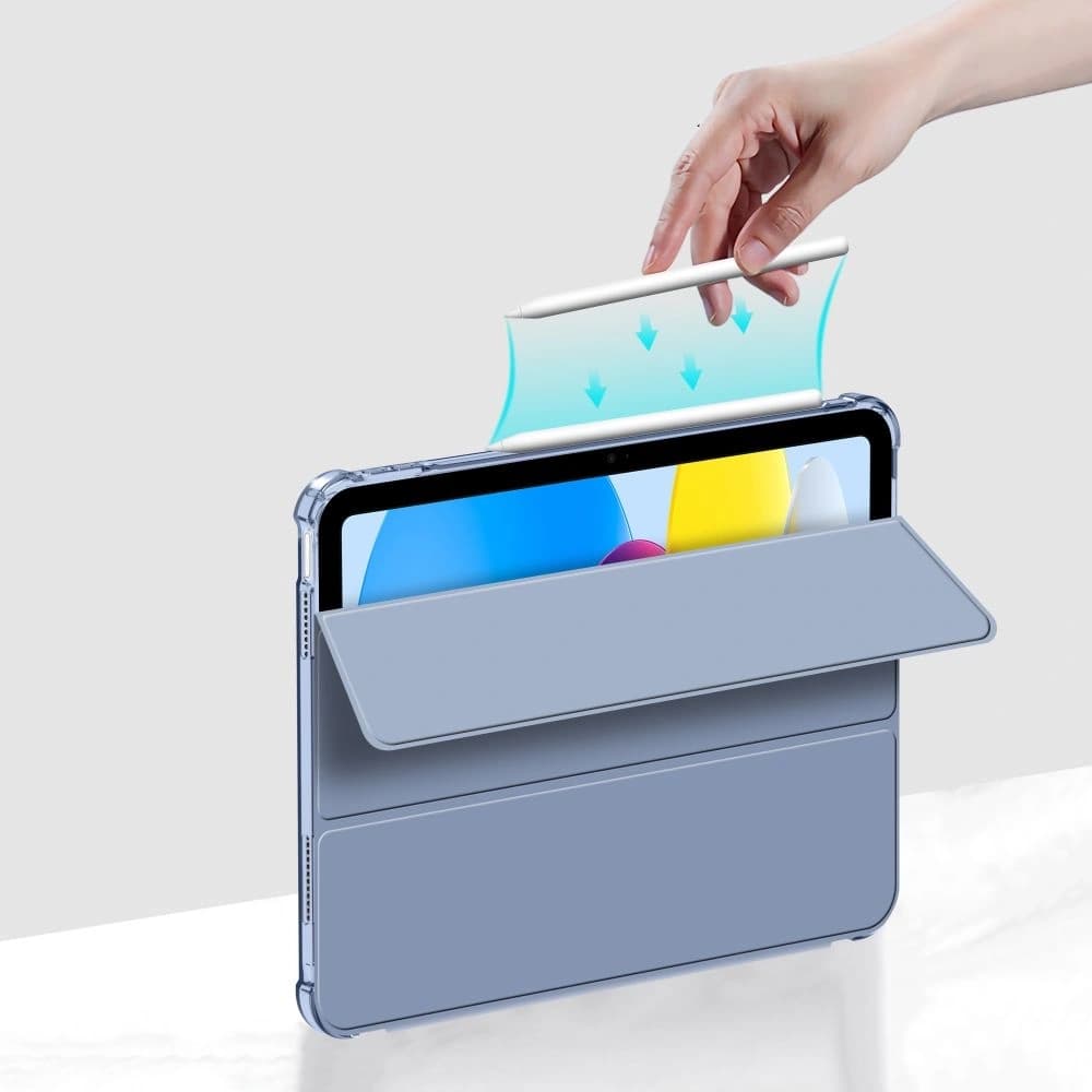 Tech-Protect SmartCase Pen Hybrid Apple iPad 10.9 2022 10. generációs Kristály Kék - 7