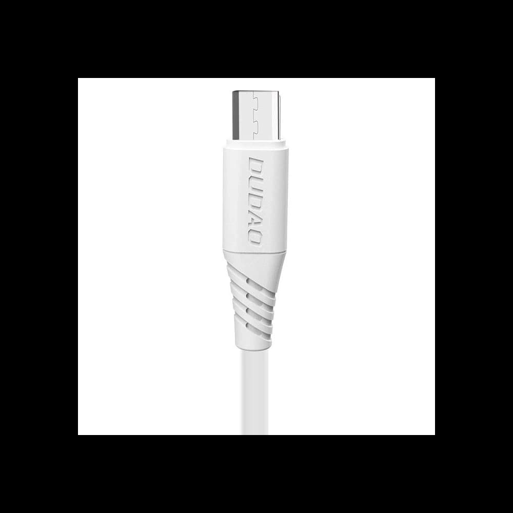 Dudao L2M USB-A / MicroUSB-Kabel 5A 1m weiß - 2