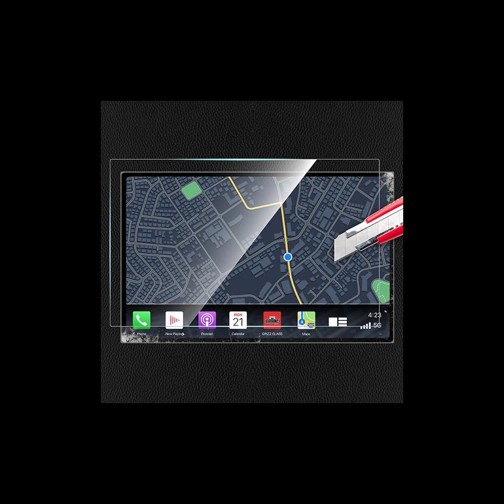 Ceramic GrizzGlass CarDisplay Protection Fiat Doblo 3 10" 2023-2025 [2in1] - 2