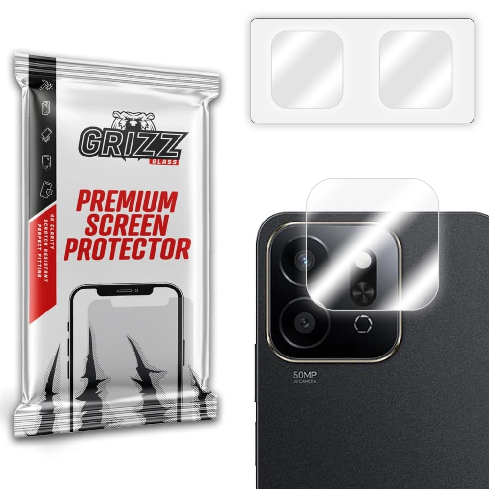 Sklo na aparát GrizzGlass HybridGlass pro Honor Play 9T 5G - 1