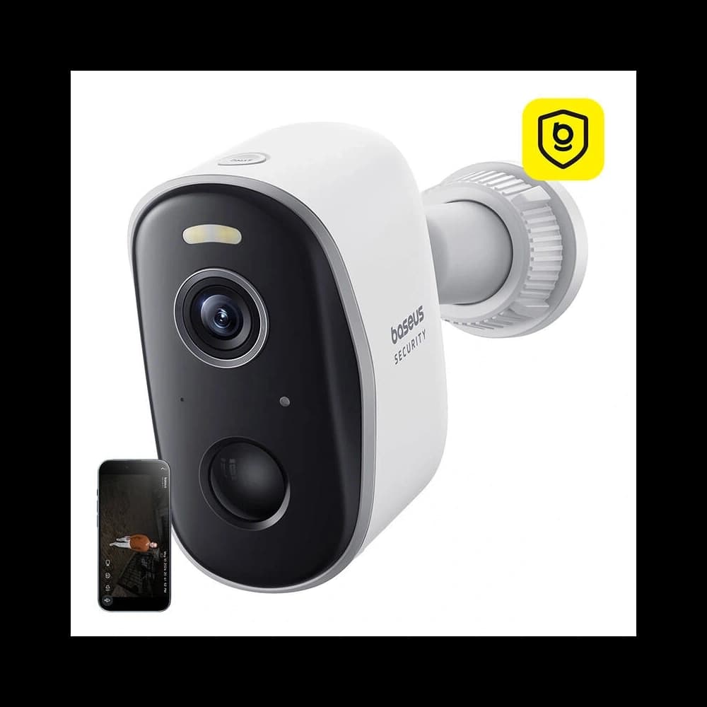Baseus N1 Plus Outdoor Camera (White) - 1