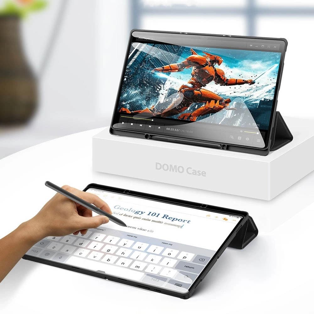 DUX DUCIS Domo Smart Sleep Samsung Galaxy Tab S8 Ultra / S9 Ultra fekete - 15