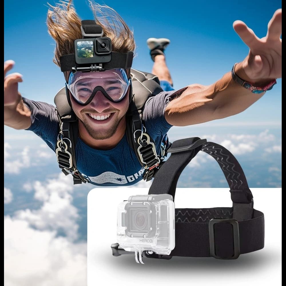 Tech-Protect GA100 Kopfhalterung GOPRO / DJI Schwarz - 4