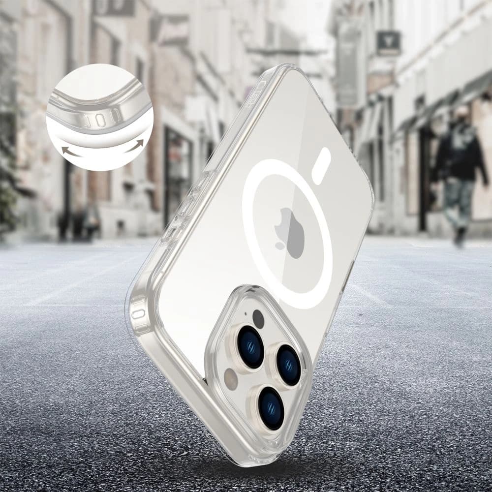 Tech-Protect Flexair Hybrid CC MagSafe Apple iPhone 16 Pro Clear - 3