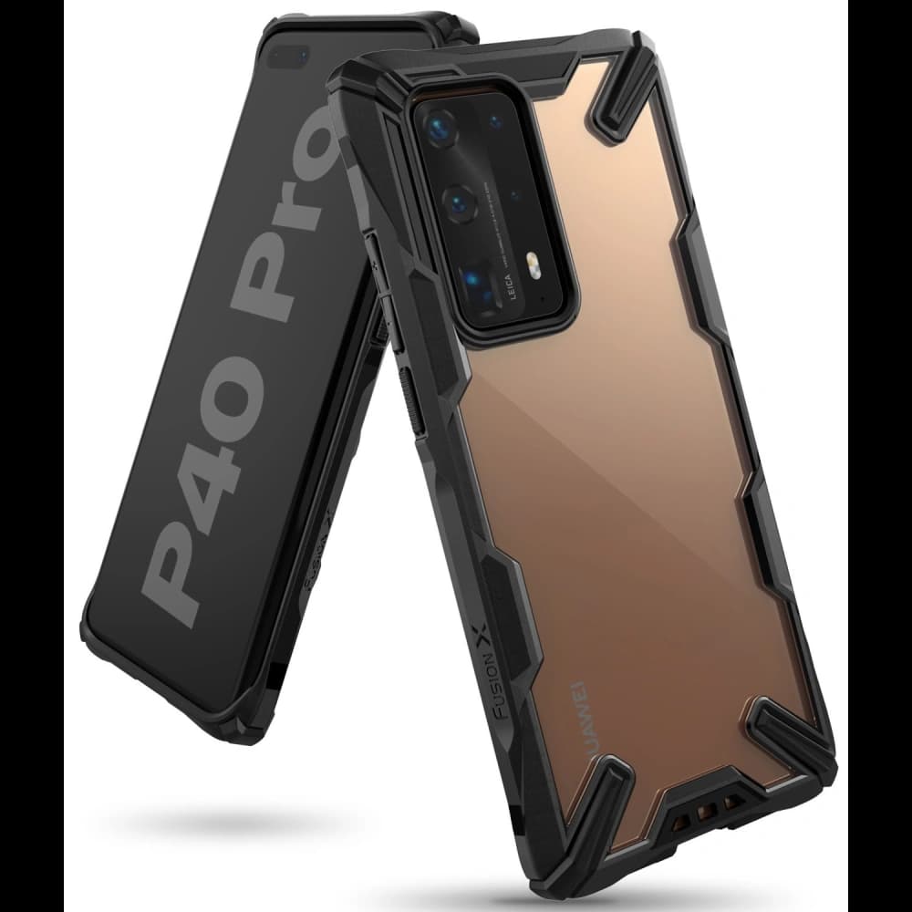 Ringke Tasche Fusion-X Huawei P40 Pro Schwarz - 2