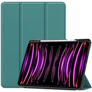 Bizon Case Tab Lizard Apple iPad Pro 12.9 2022/2021/2020/2018 dark green