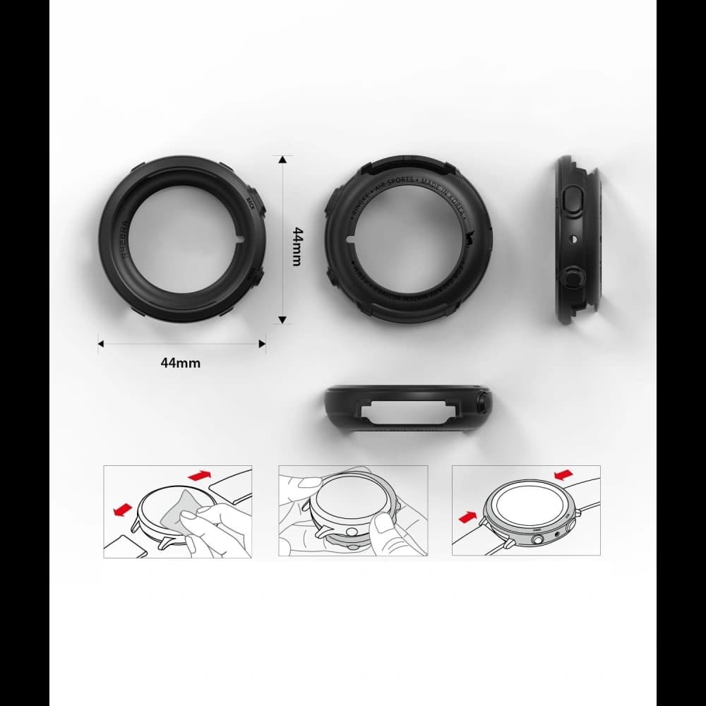 Ringke Samsung Gehäuse Air Sport Galaxy Watch Active 2 44mm Schwarz - 8