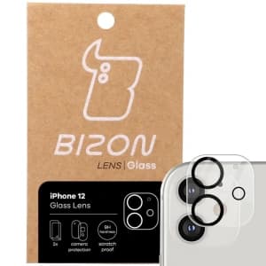 Bizon Glaslinse Apple iPhone 12 [2 PACK]