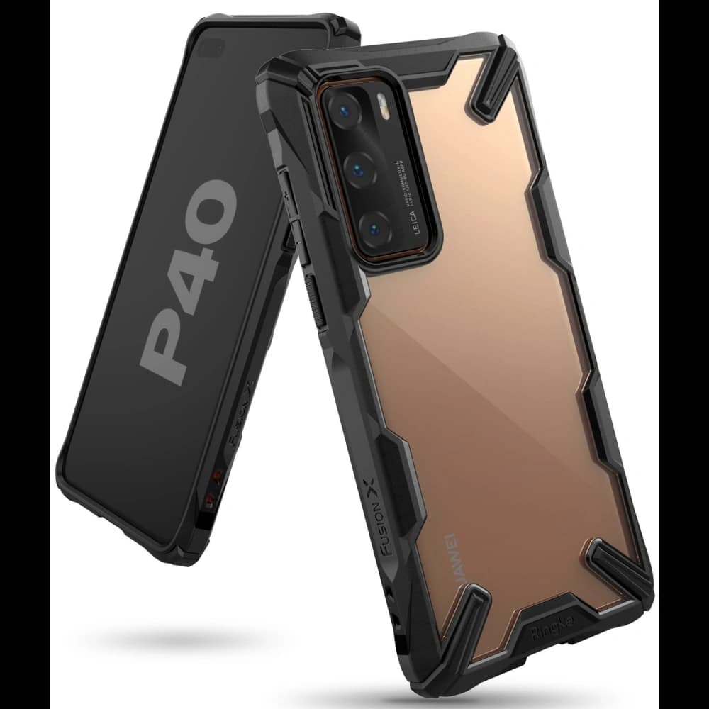 Ringke Case Fusion-X Huawei P40 Schwarz - 1