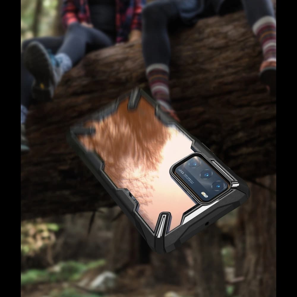 Ringke Case Fusion-X Huawei P40 Schwarz - 10