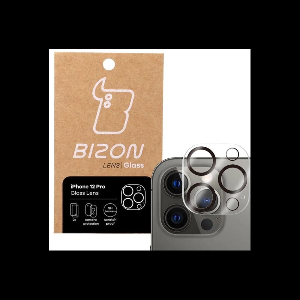 Bizon-Glaslinse Apple iPhone 12 Pro [2 PACK] - 1