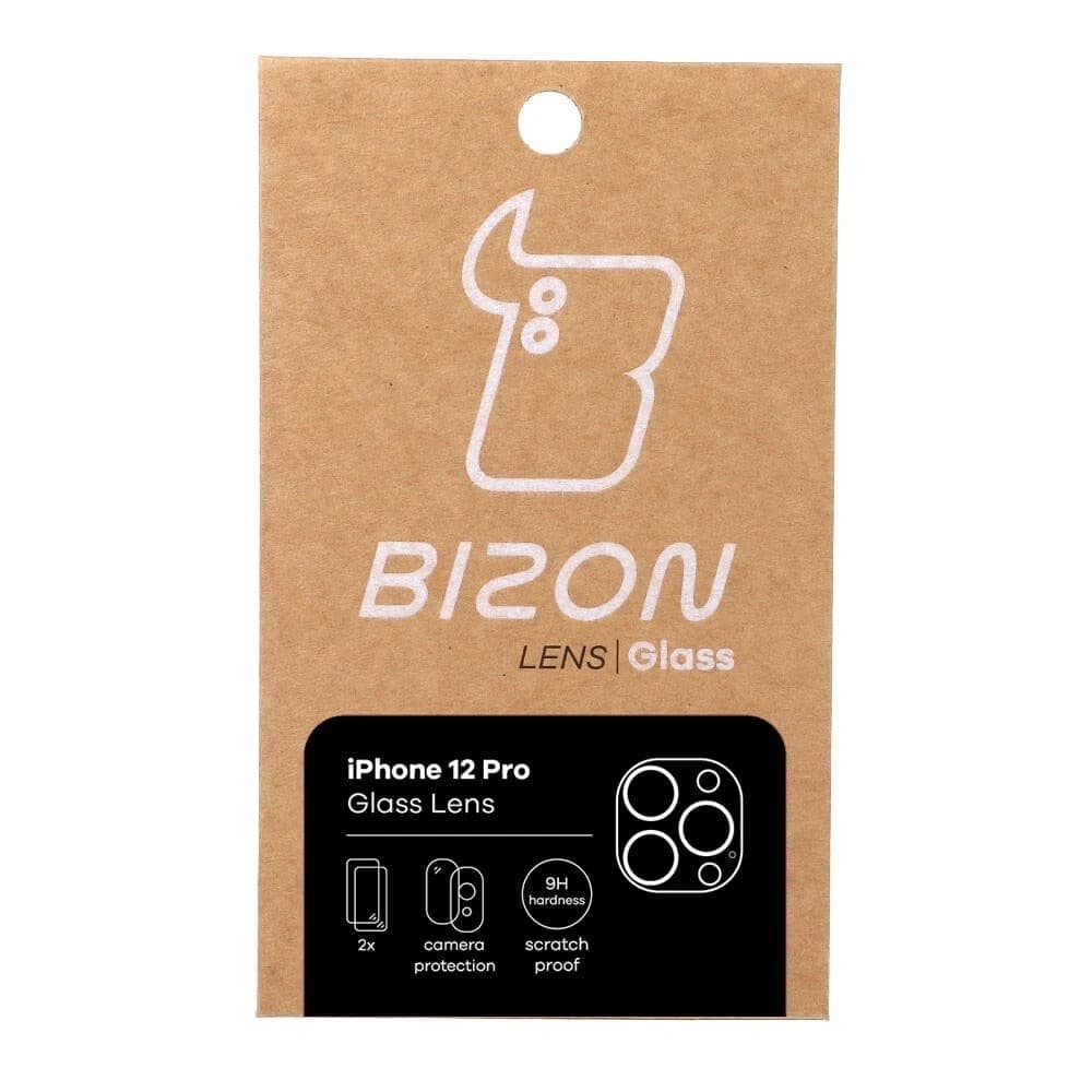 Bizon-Glaslinse Apple iPhone 12 Pro [2 PACK] - 6