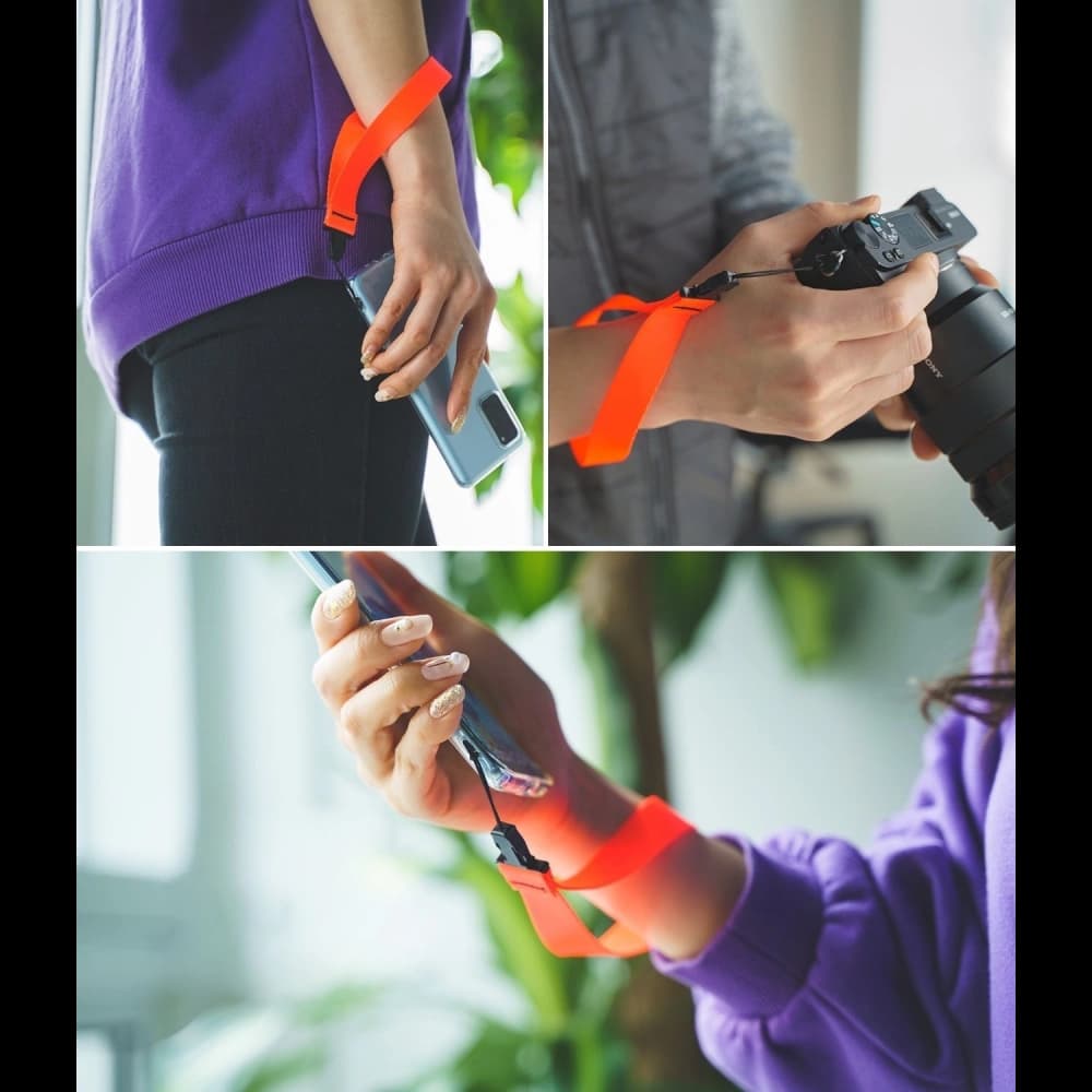 Panglica Ringke pentru încheietura mâinii Neon Portocalie - 7