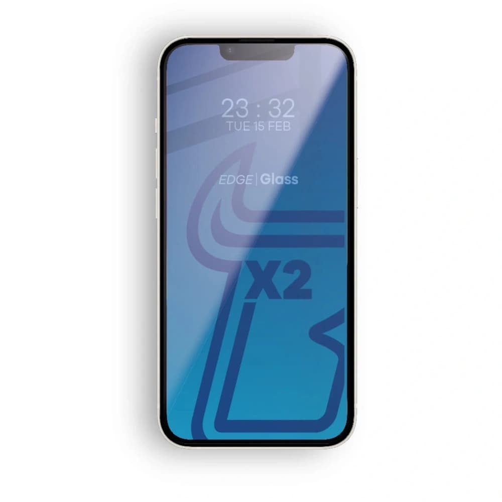 BIZON 2x Bildschirmglas + Kameraglas Apple iPhone 14 - 3