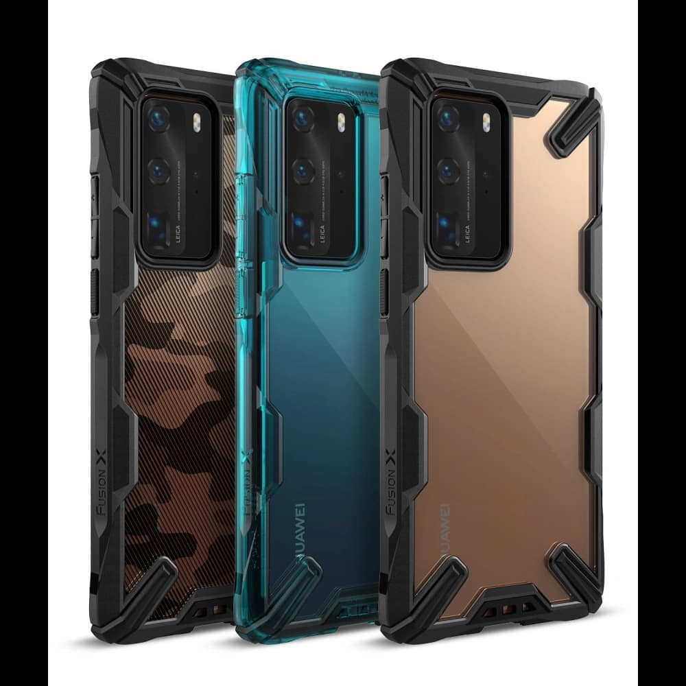 Ringke Tasche Fusion-X Huawei P40 Pro Schwarz - 11