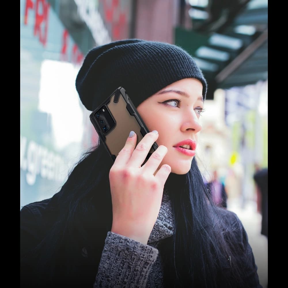 Ringke Tasche Fusion-X Huawei P40 Pro Schwarz - 20