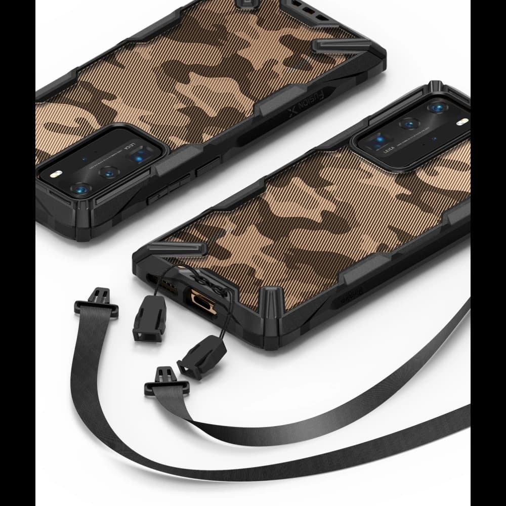 Ringke Fusion-X Huawei P40 Pro Camo (Moro) Black - 19