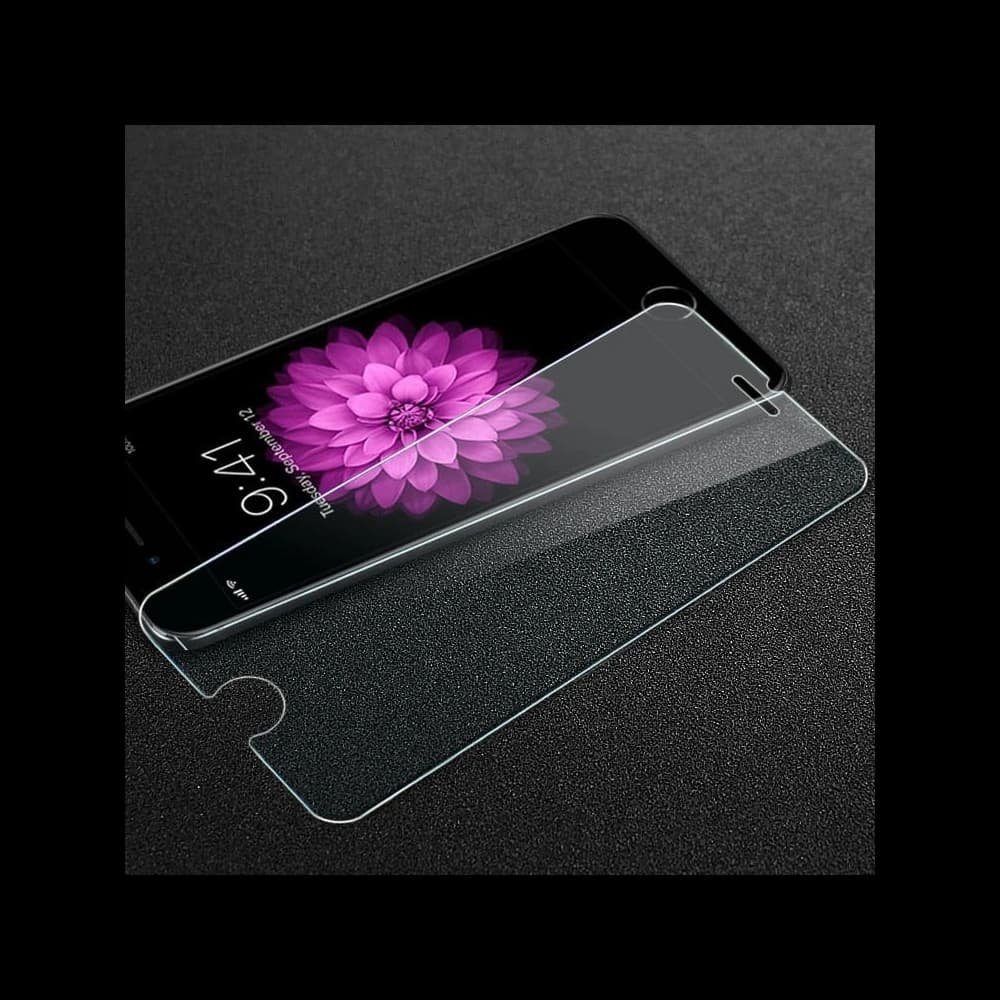 Bizon Glas Klar gehärtetes Glas - 3 Stück + Linsenglas Apple iPhone SE 2022/2020 8/7 - 7