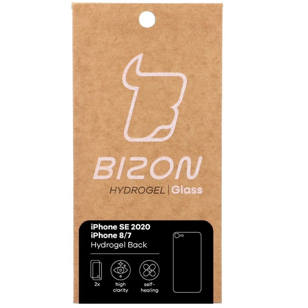 Bizon Glass Hydrogel Apple iPhone SE 2022/2020/ 8/ 7 [2 PACK] - 5