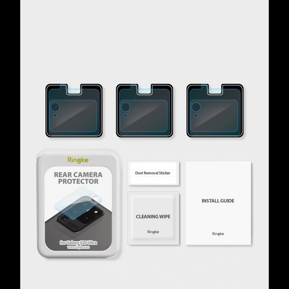 Ringke Samsung Gehärtetes Kameraglas Kameraglas Galaxy S20 Ultra [3 PACK] - 12