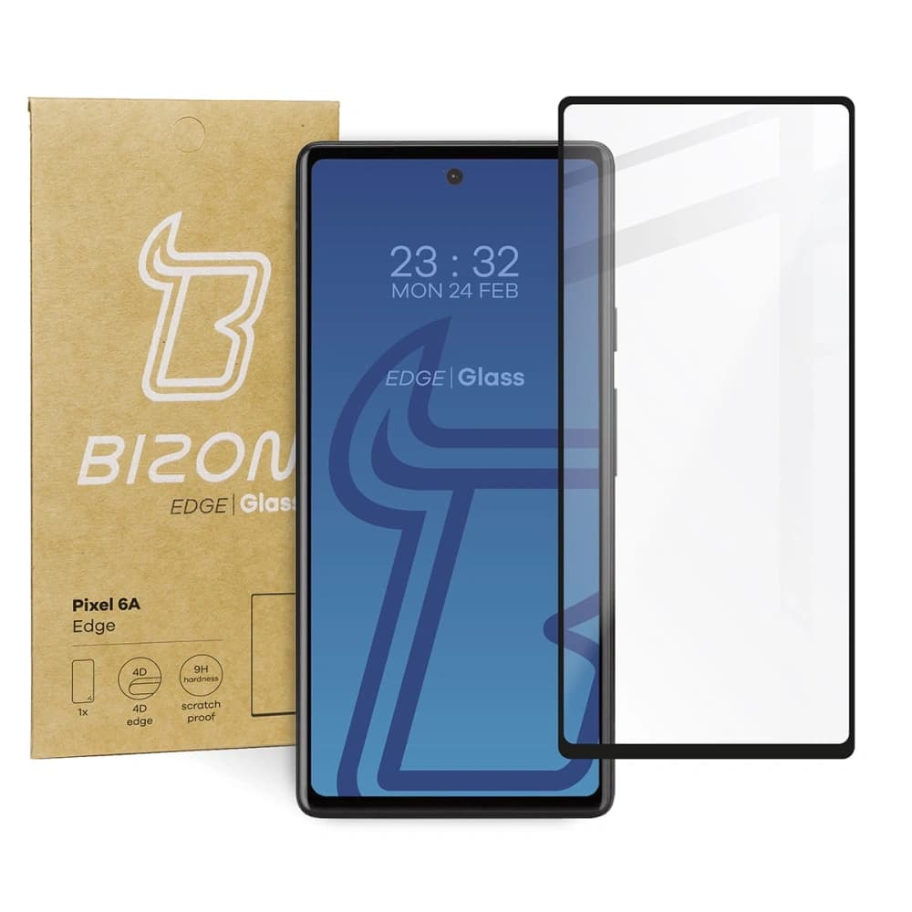 Bizon Glass Edge Pixel 6A black - 1