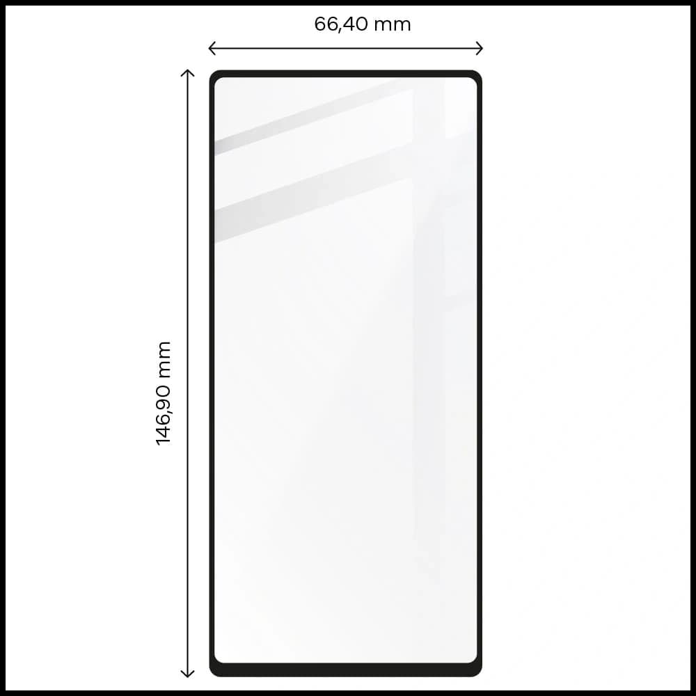 Bizon Glass Edge Pixel 6A black - 2