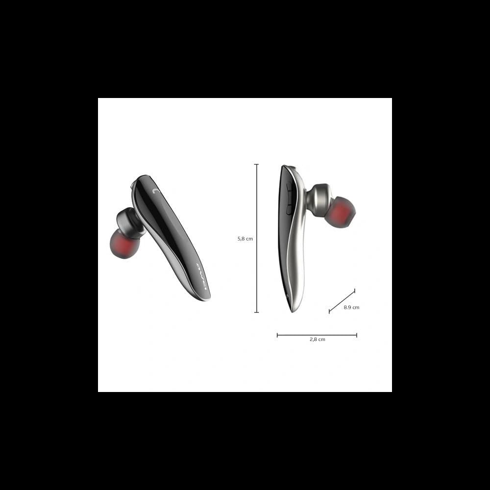 AWEI In-Ear Wireless Headset Bluetooth mono N1 grey - 6
