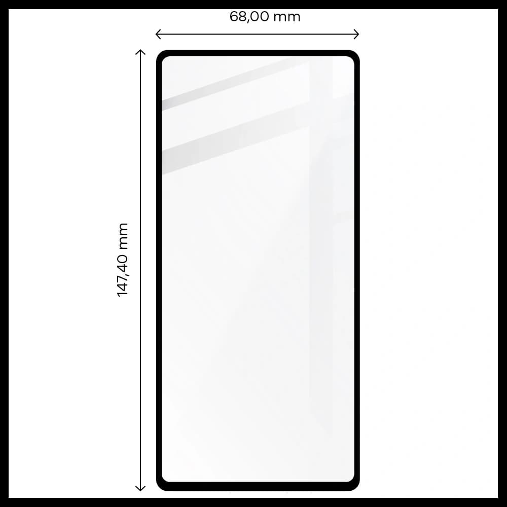 Bizon Glass Edge 2 Pixel 7A black - 2