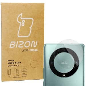 Szkło na aparat Bizon Glass Lens do Honor Magic5 Lite [2 PACK]