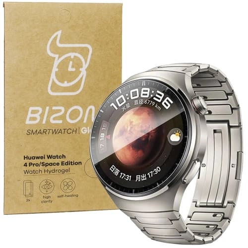 Bizon Glass Hydrogel Huawei Watch 4 Pro / 4 Pro Space Edition [2 PACK]
