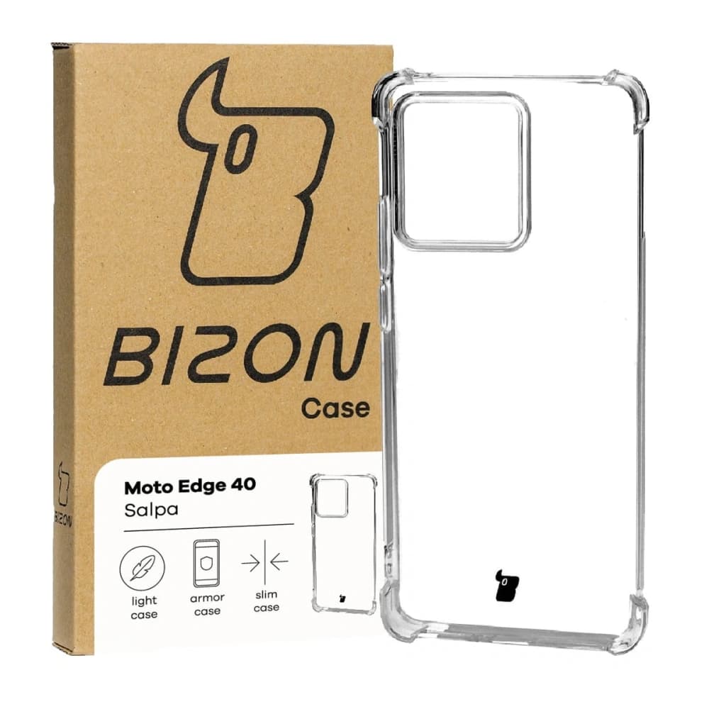 Bizon Case Salpa Motorola Edge 40 clear - 1