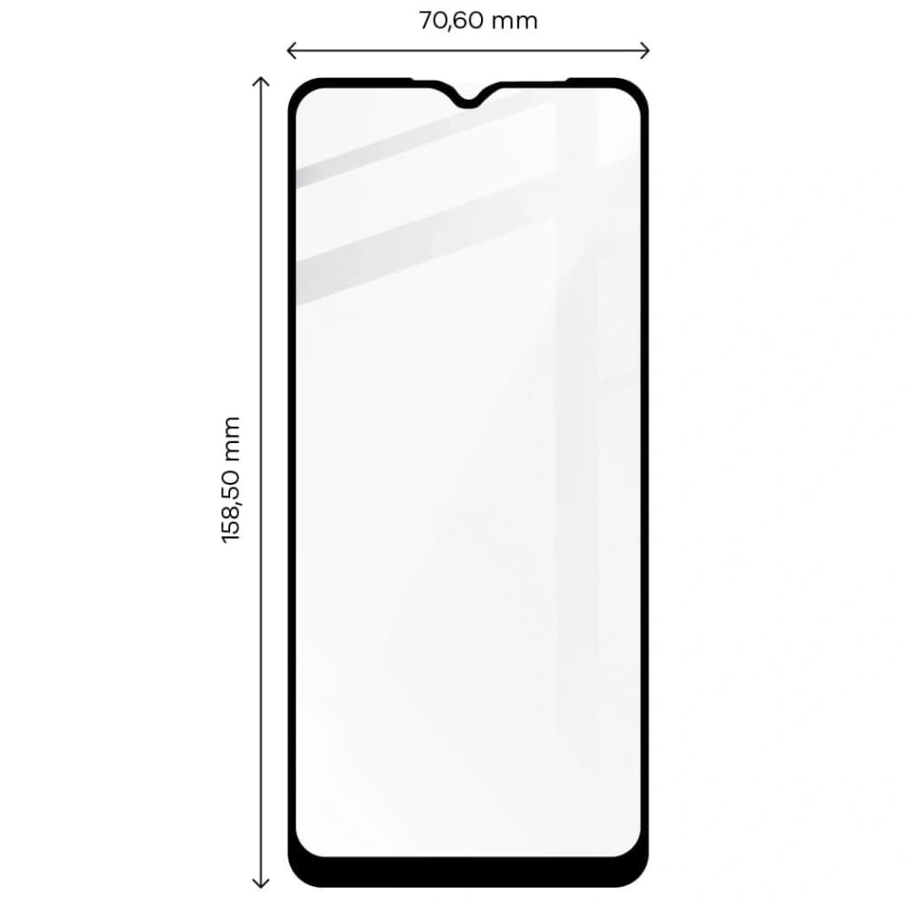 Sklo tvrzené Bizon Glass Edge do Moto E20 černé - 2