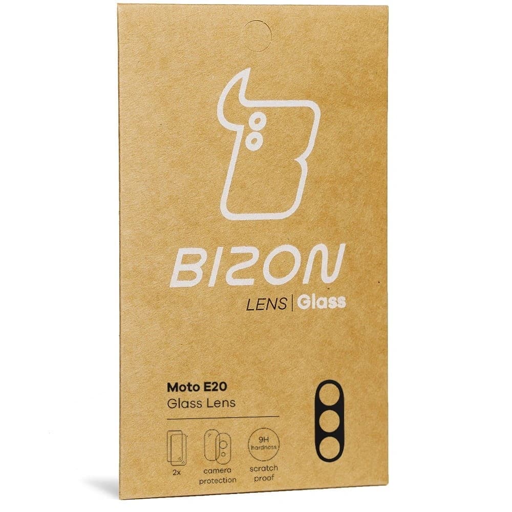 Bizon Glass Lens Moto E20 [2 PACK] - 4