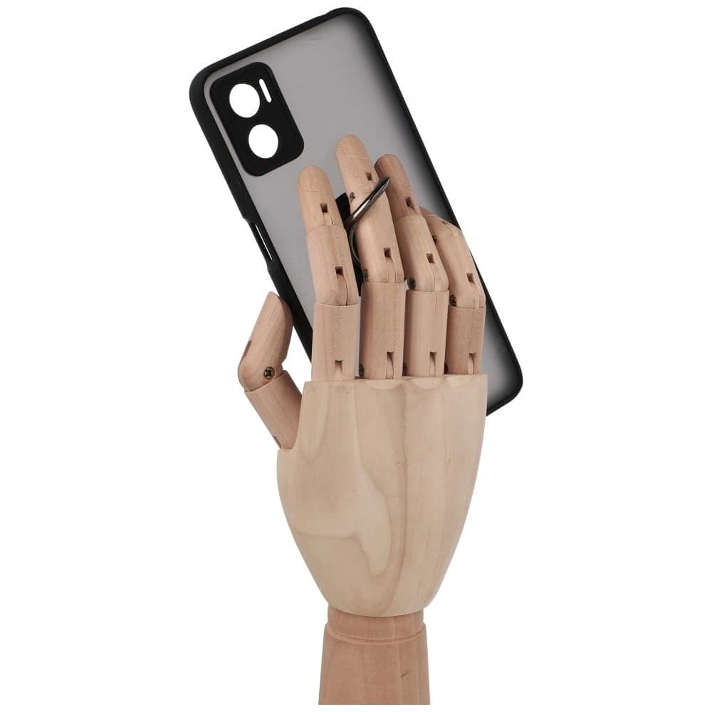 Bizon Case Hybrid Ring Motorola Moto E22 / E22i rauchig mit einem schwarzen Rahmen - 8