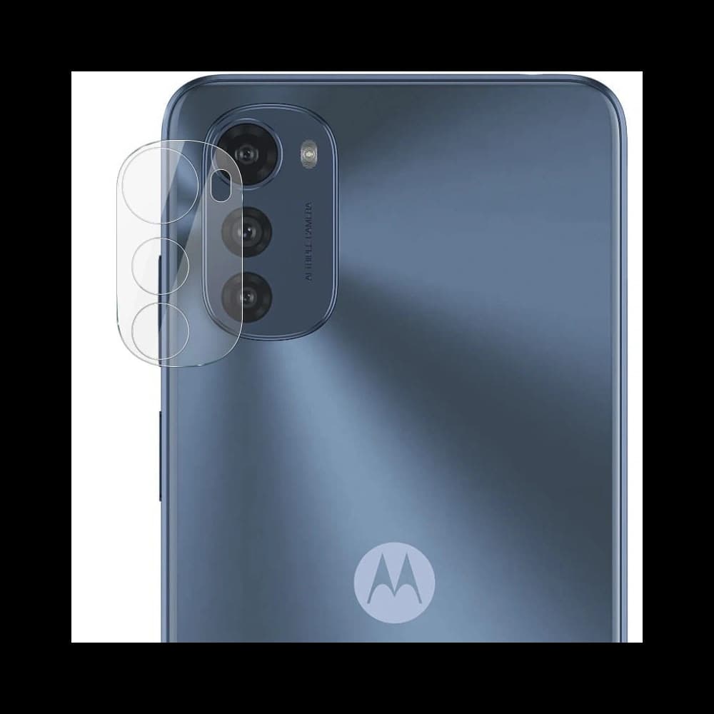 Bizon üveg tiszta edzett üveg - 3 db. + lencseüveg Motorola Moto E32 / E32s - 10