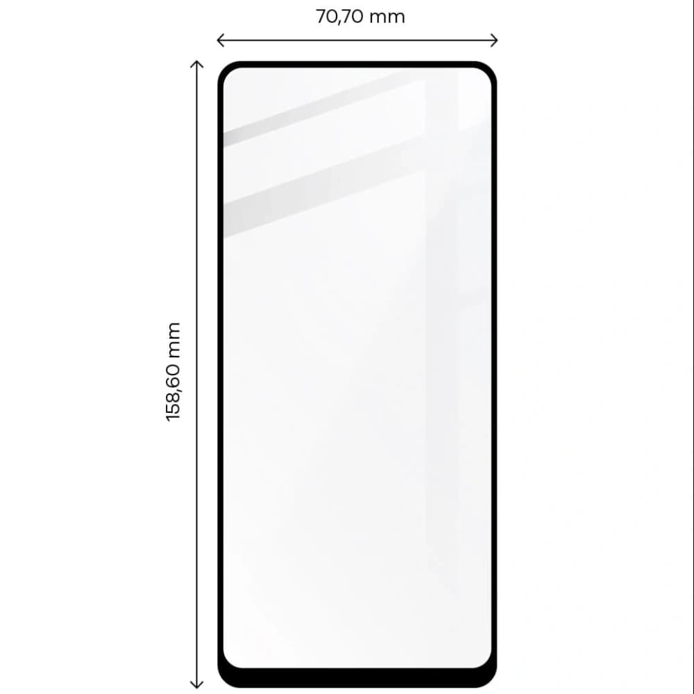 Bizon Glass Edge Motorola Moto E32 / E32s fekete - 2