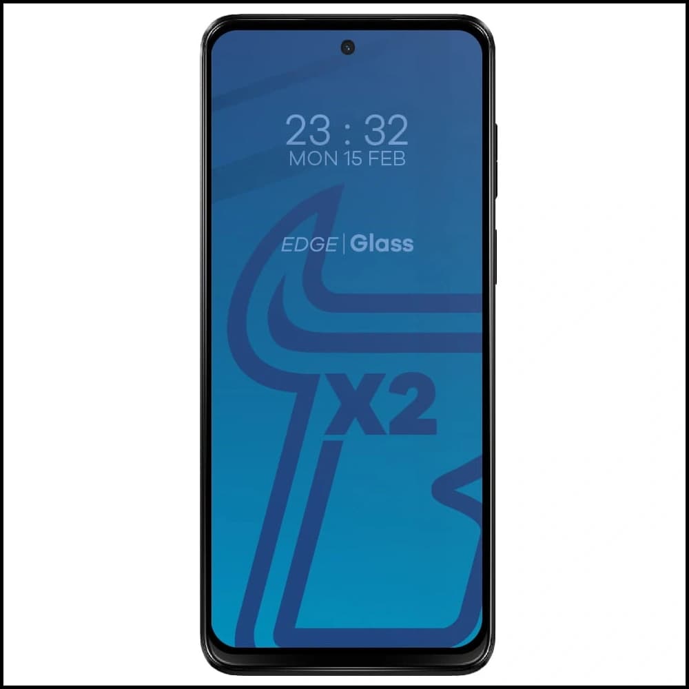 BIZON Edge 2 2x screen glass + camera glass Moto G13/G23 4G - 3