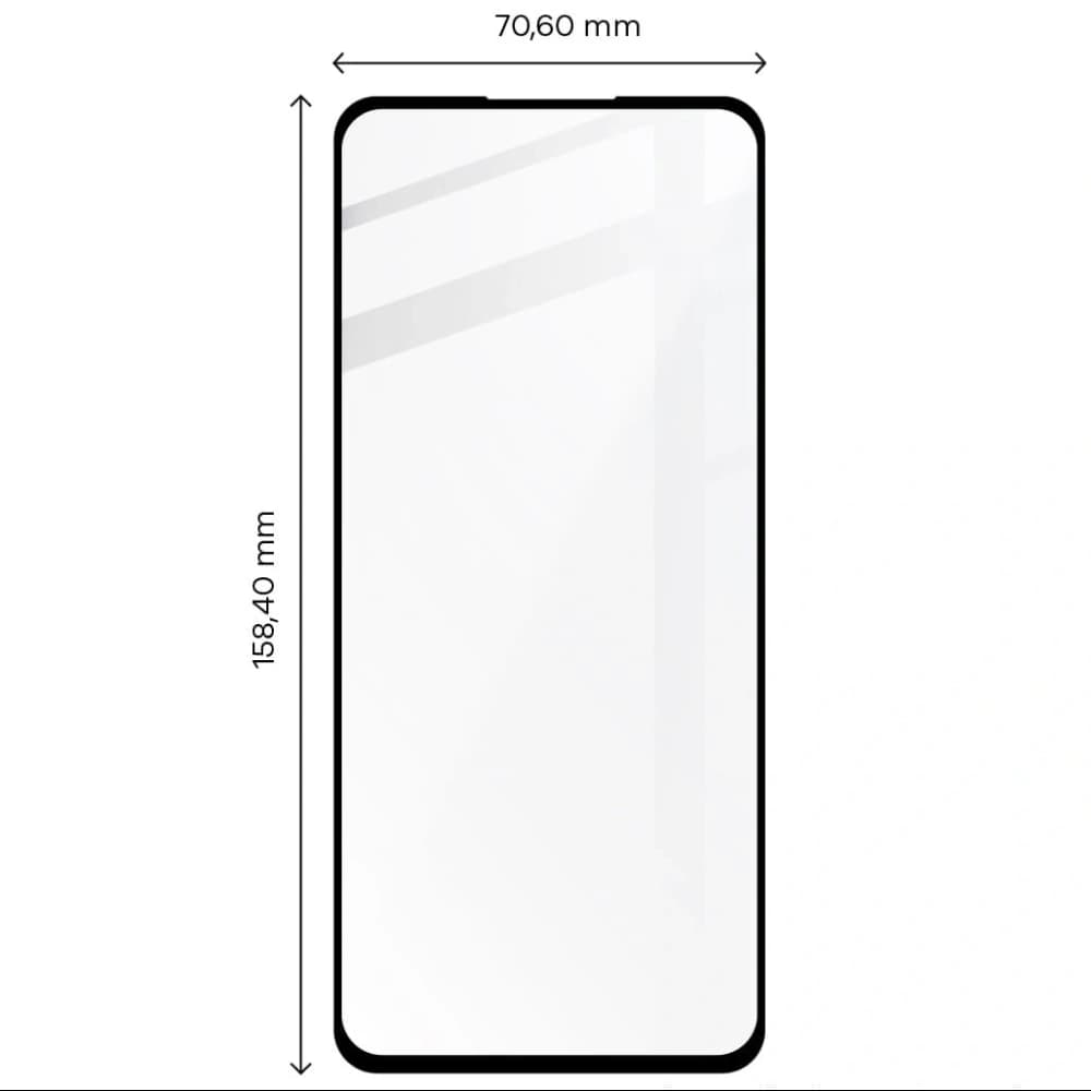 Bizon Glass Edge edzett üveg - [2 PACK] + lencsevédő Motorola Moto G22 fekete - 2