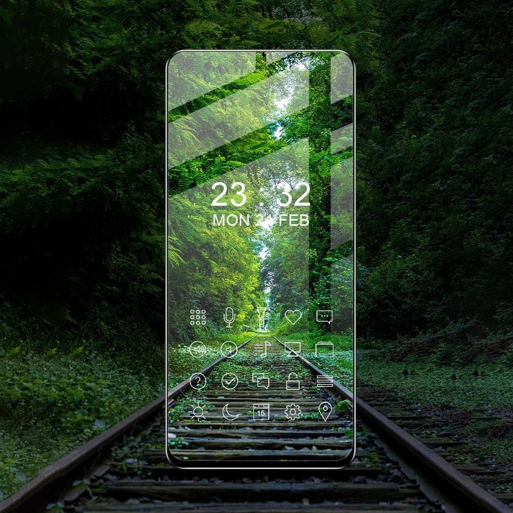 Bizon Glass Edge edzett üveg - [2 PACK] + lencsevédő Motorola Moto G22 fekete - 6