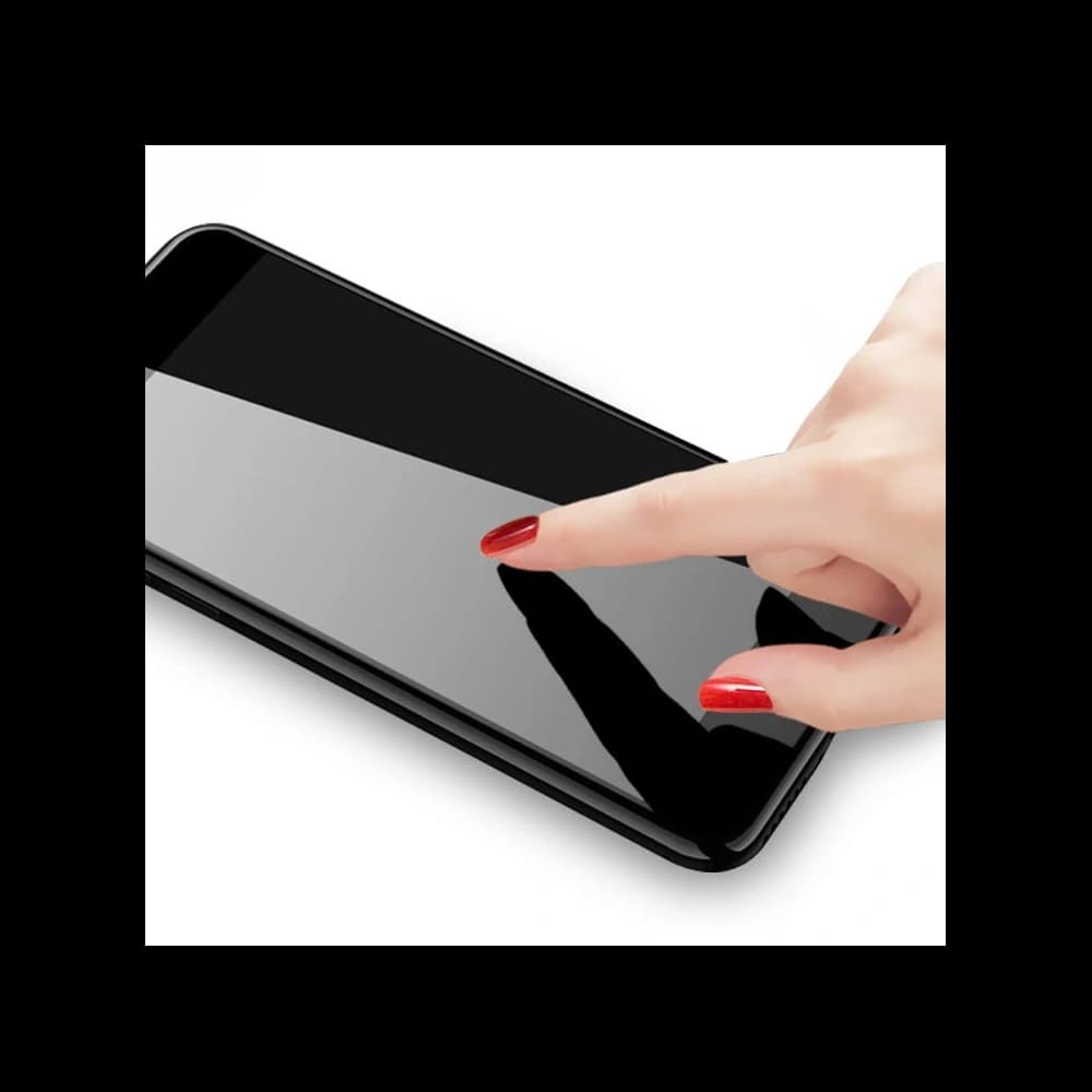 Bizon Glass Edge edzett üveg - [2 Csomag] + lencsevédő Moto G51 5G fekete - 9