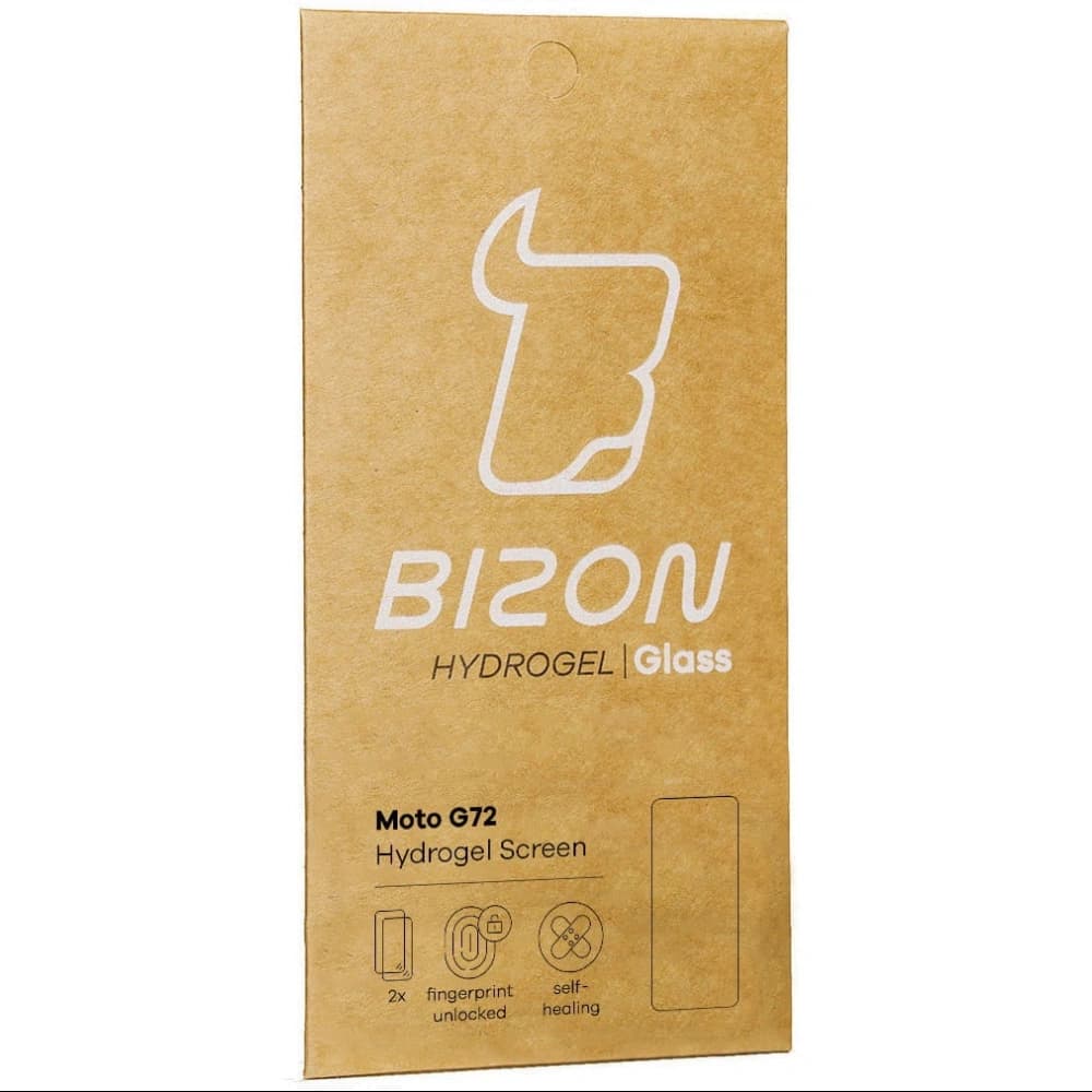 Fólie hydrogelová na displej Bizon Glass Hydrogel do Moto G72 [2 PACK] - 10