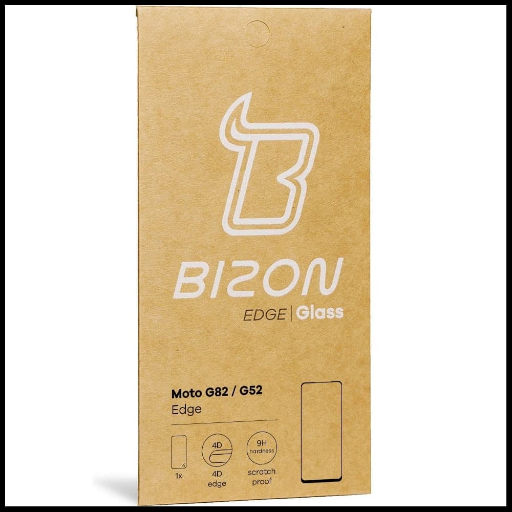 Bizon Glass Edge Moto G52 / G82 fekete - 9