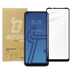 Bizon Glass Edge Moto G9 Power black